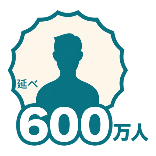 ストレスチェック・カウンセリング延べ600万人